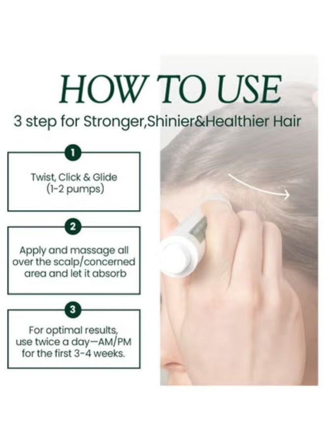 ViveLab Scalpu0026Hair Serum for Thinning Hair,15ml–Clinically Tested,Nourishing Formula with Biotin,peptide. Promotes Healthy Scalpu0026Fuller-Looking Hair - Image 4